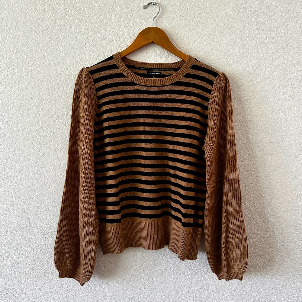 Who What Wear Stripe Sweater